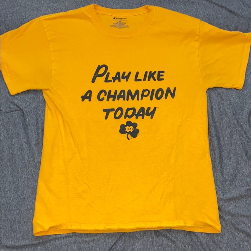 Champion Notre Dame Play Like A Champion Today